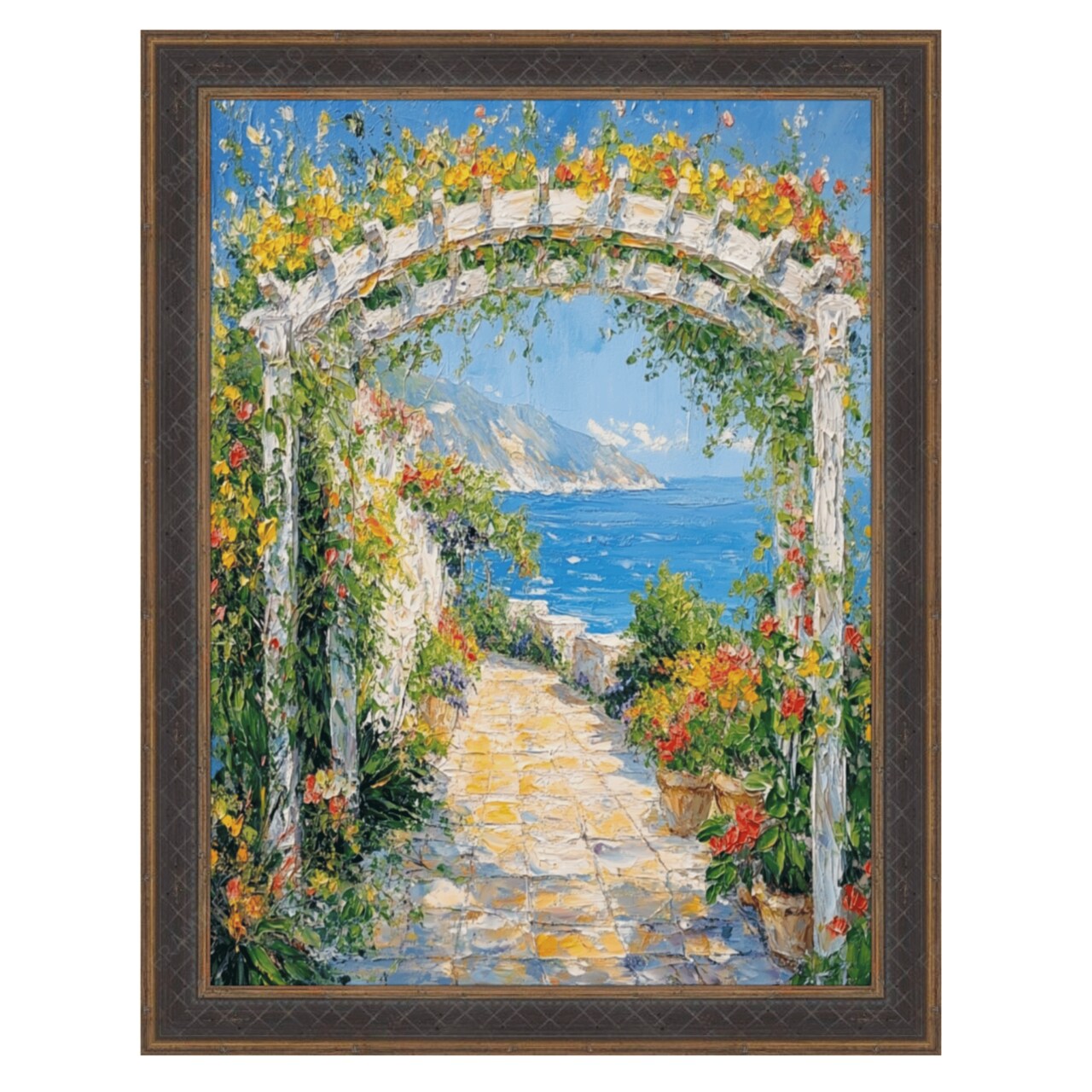 Gothic Vintage Antique Gold Espresso Picture Frame 20x40 frame